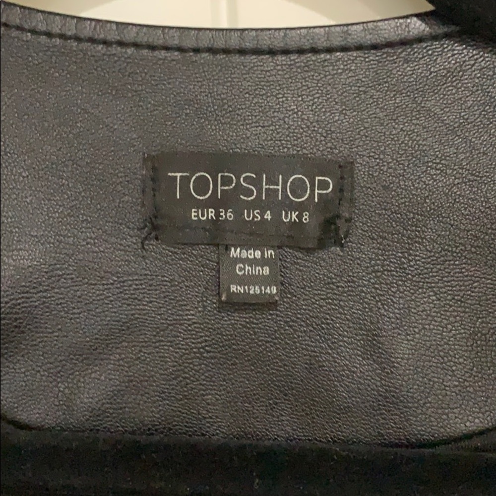 Topshop leather jacket - Picture 3 of 3